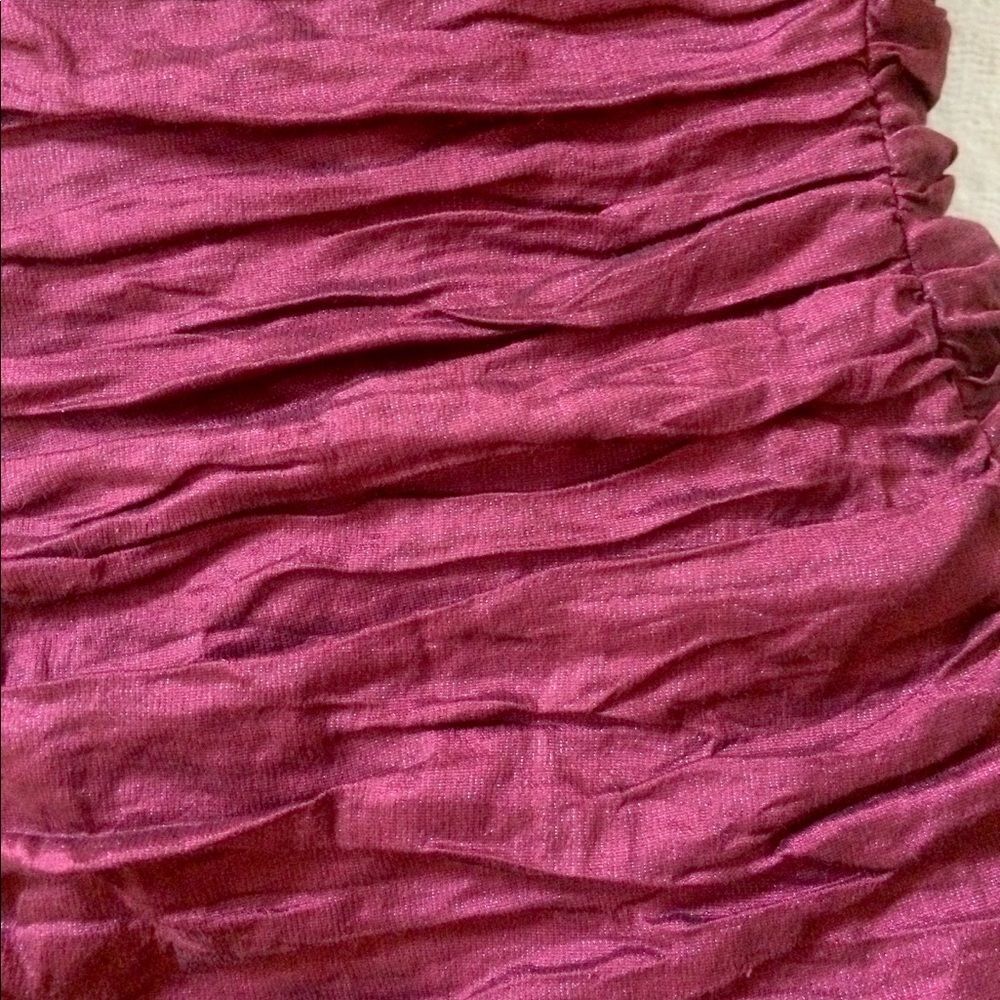 BCBG Ruche metallic short formal dress - Picture 6 of 9